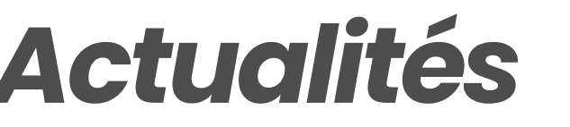 Blog Actualités